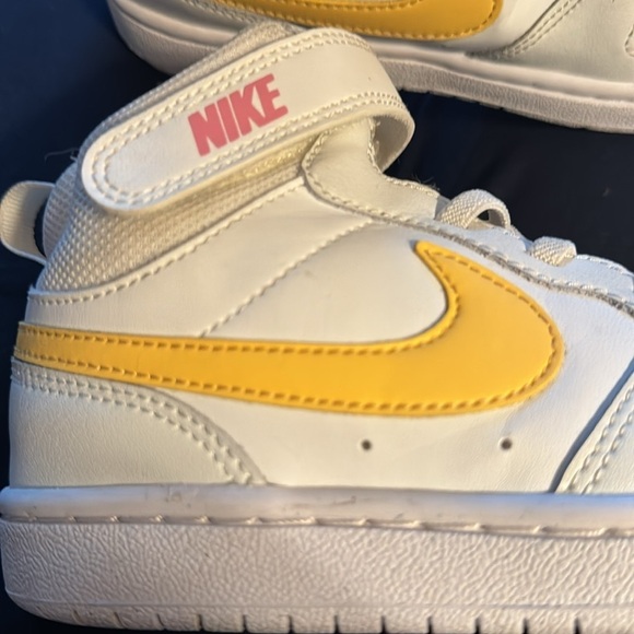 Nike Court Borough Mid 2 Casual Sneakers Summit White Kids unisex Sz 13C - Picture 11 of 13